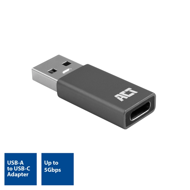 Een Adapter ACT USB-A naar USB-C koop je bij VHK Kantoorartikelen