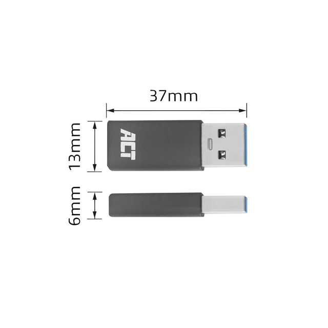 Een Adapter ACT USB-A naar USB-C koop je bij VHK Kantoorartikelen