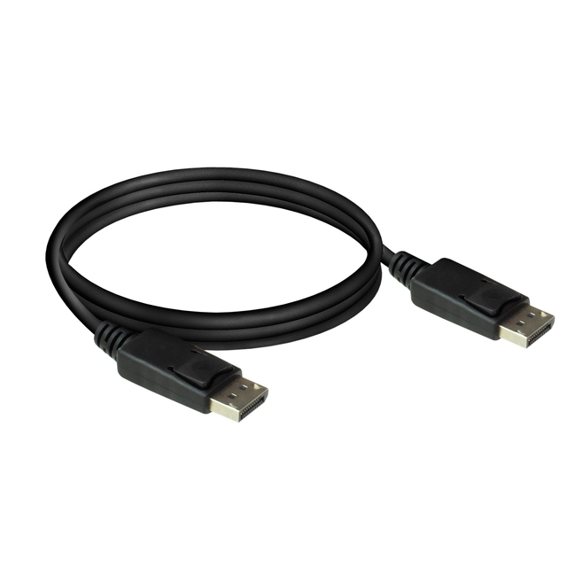 Een Kabel ACT DisplayPort 1 meter zwart koop je bij VHK Kantoorartikelen