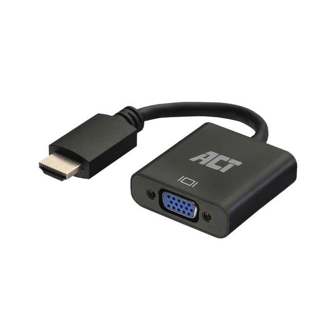 Een Adapter ACT HDMI naar VGA met audio koop je bij VHK Kantoorartikelen