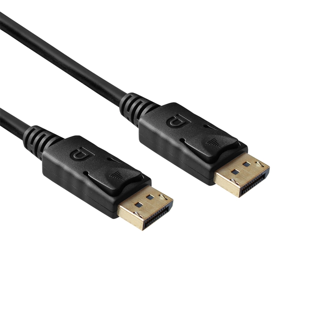 Een Kabel ACT DisplayPort 1.4 8K M-M 2 meter zwart koop je bij VHK Kantoorartikelen