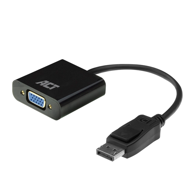 Een Adapter ACT DisplayPort naar VGA koop je bij VHK Kantoorartikelen