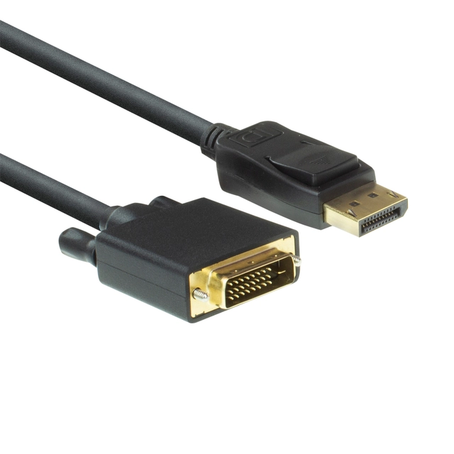 Een Kabel ACT DisplayPort naar DVI 1.8 meter zwart koop je bij VHK Kantoorartikelen