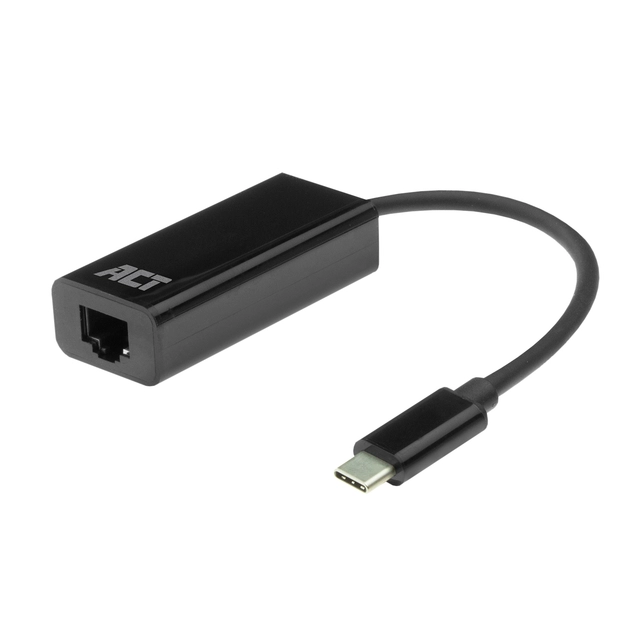 Een Adapter ACT USB-C naar Gigabit Ethernet koop je bij VHK Kantoorartikelen