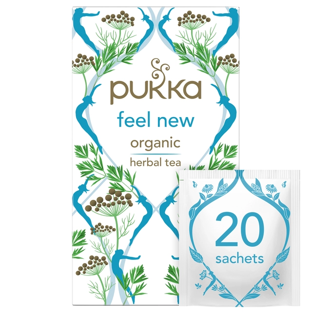 Een Thee Pukka feel new 20 zakjes koop je bij VHK Kantoorartikelen