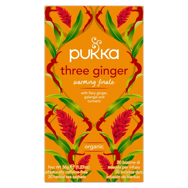 Een Thee Pukka ginger 20 zakjes koop je bij VHK Kantoorartikelen