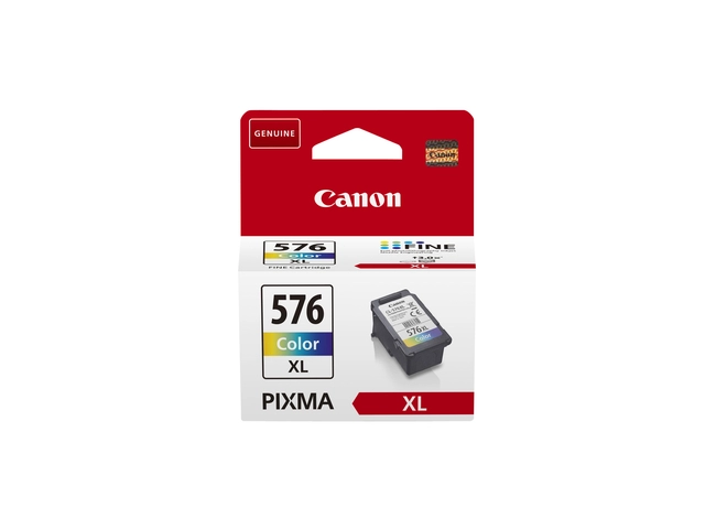 Een Inktcartridge Canon CL-576XL kleur koop je bij VHK Kantoorartikelen