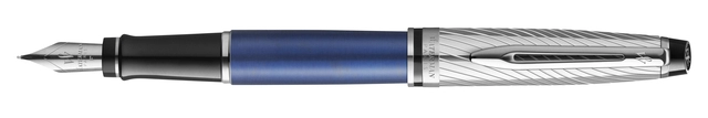 Een Vulpen Waterman Expert metallic Blue CT fijn koop je bij Hoekmankantoorartikelen.nl