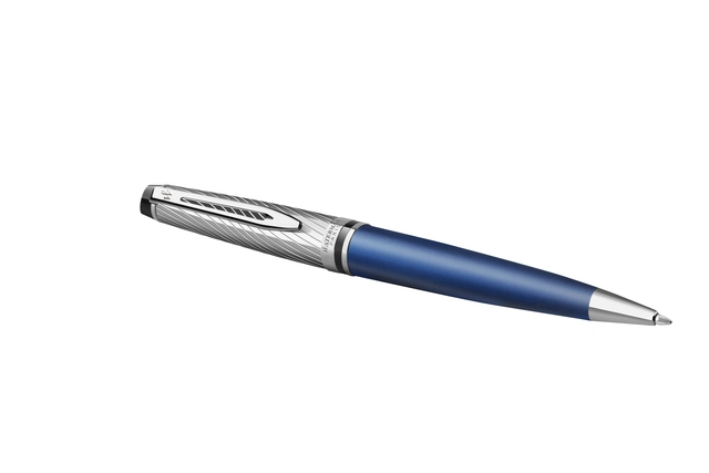 Een Balpen Waterman Expert metallic Blue CT medium koop je bij Hoekmankantoorartikelen.nl