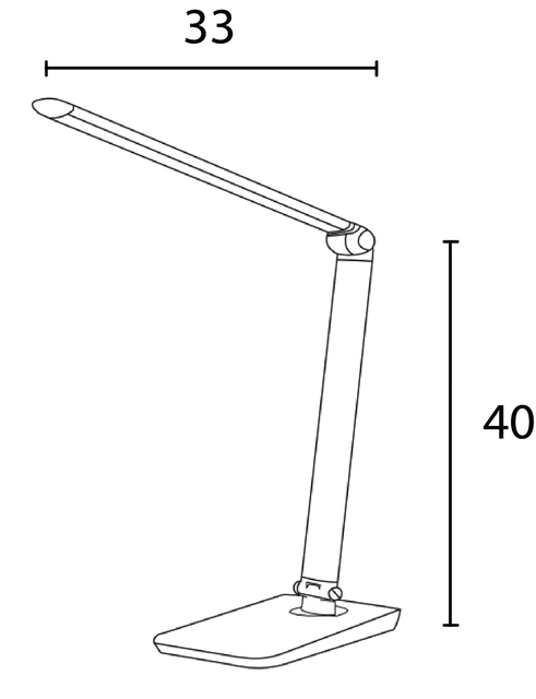 Een Bureaulamp Unilux Twistled led zwart koop je bij VHK Kantoorartikelen