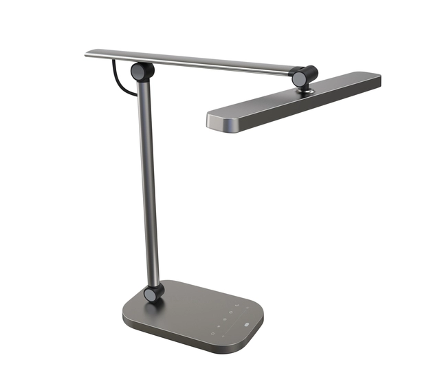 Een Bureaulamp Unilux Pureline led grijs koop je bij VHK Kantoorartikelen