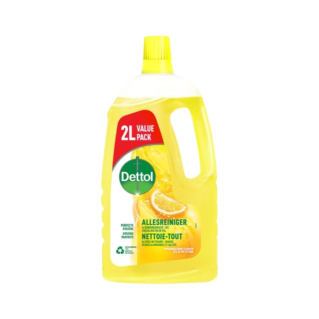 Een Allesreiniger Dettol Citrus 2 liter koop je bij VHK Kantoorartikelen