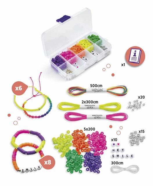 Een Armbandjesset Maped Creativ Imagin'Style neon 14-delig assorti koop je bij Hoekmankantoorartikelen.nl