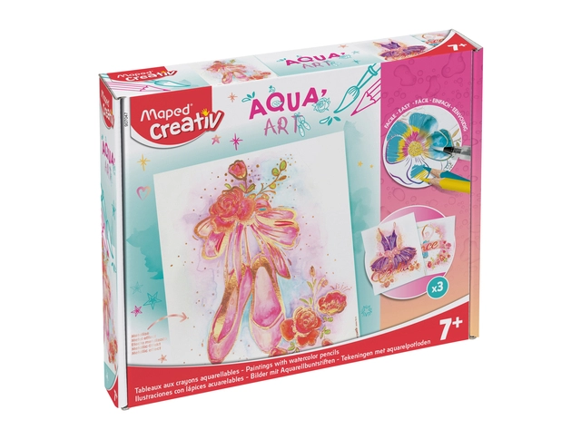 Een Hobbyset Maped Creativ Aqua'Art ballet 14-delig assorti koop je bij VHK Kantoorartikelen