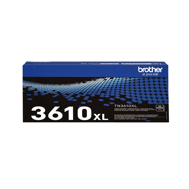 Een Toner Brother TN-3610XL zwart koop je bij Hoekmankantoorartikelen.nl