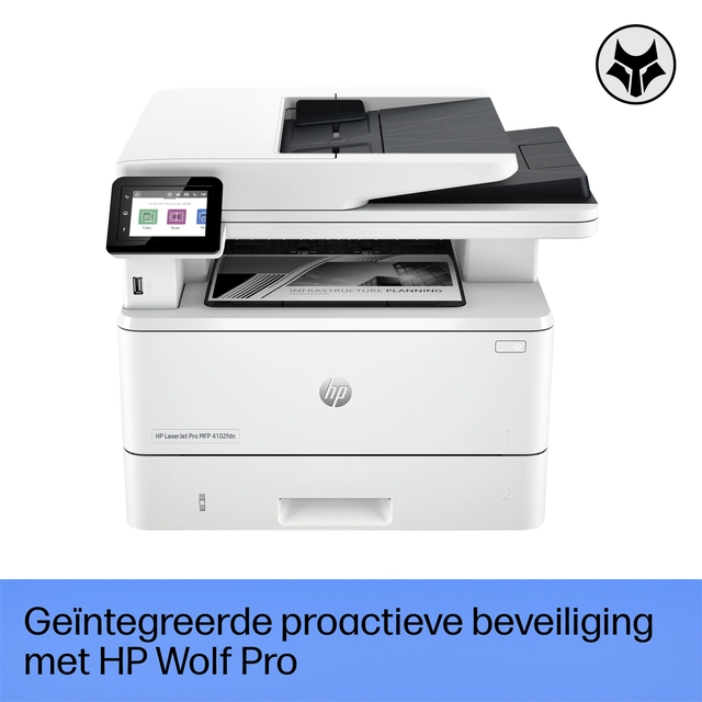 Een Multifunctional Laser printer HP laserjet 4102fdn koop je bij Hoekmankantoorartikelen.nl