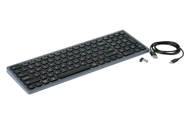 Een Toetsenbord Ergofy Ultra Slim draadloos Qwerty koop je bij VHK Kantoorartikelen