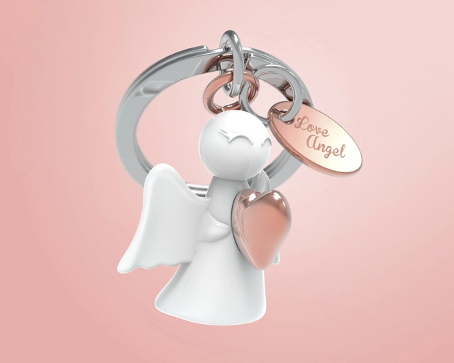 Een Sleutelhanger Metalmorphose "Love Angel" koop je bij VHK Kantoorartikelen