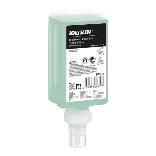 Een Handzeep Katrin Green vloeibaar touchfree 500ml 86603 koop je bij Company Supplies