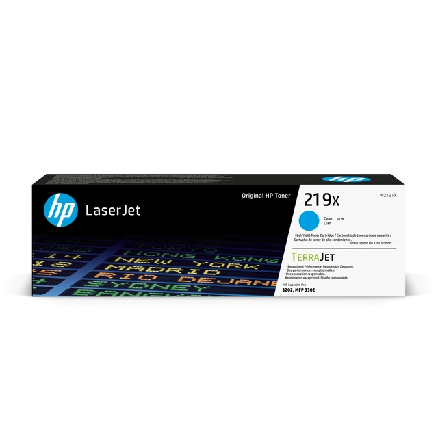 Een Tonercartridge HP W2191X 219X blauw koop je bij VHK Kantoorartikelen