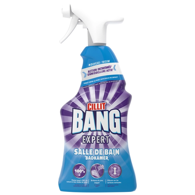 Een Sanitairreiniger Cillit Bang Bathroom 750ML koop je bij VHK Kantoorartikelen