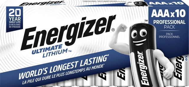 Een Batterij Energizer Ultimate Lithium 10xAAA koop je bij VHK Kantoorartikelen