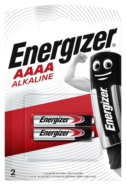 Een Batterij Energizer 2xAAAA alkaline koop je bij VHK Kantoorartikelen