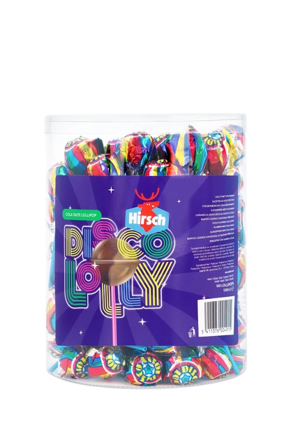 Een Lolly Hirsch disco 100x12 gram koop je bij VHK Kantoorartikelen