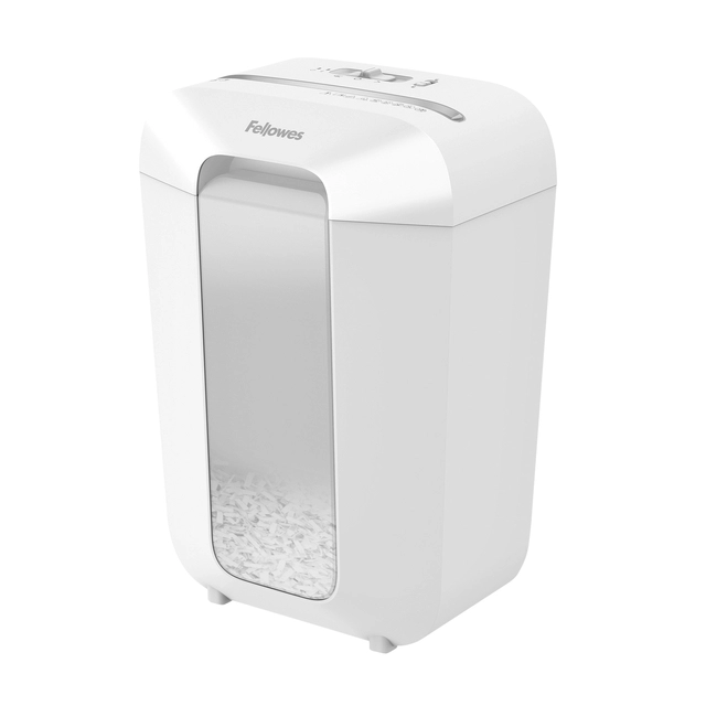 Een Papiervernietiger Fellowes Powershred LX70 snippers 4x40mm wit koop je bij VHK Kantoorartikelen