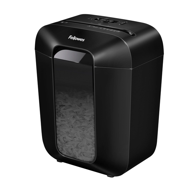 Een Papiervernietiger Fellowes Powershred LX50 snippers 4x37mm zwart koop je bij VHK Kantoorartikelen