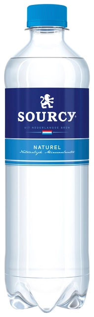 Een Water Sourcy blauw petfles 500ml koop je bij VHK Kantoorartikelen