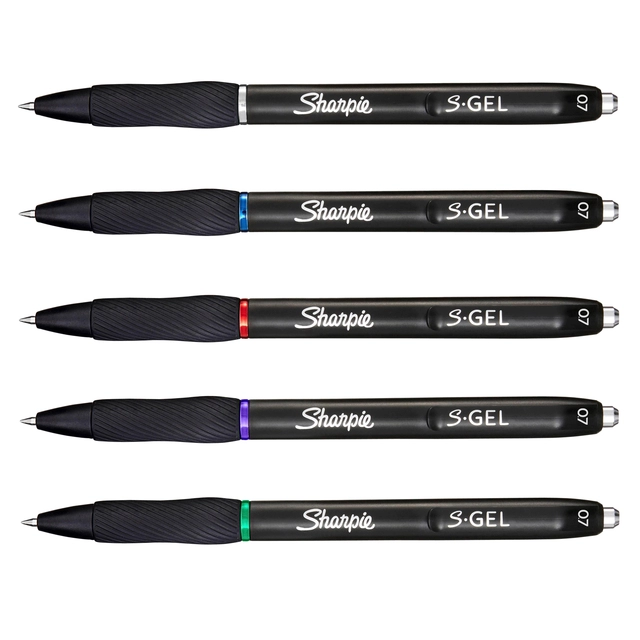 Een Gelschrijver Sharpie S-gel medium assorti blister à 8 stuks koop je bij VHK Kantoorartikelen