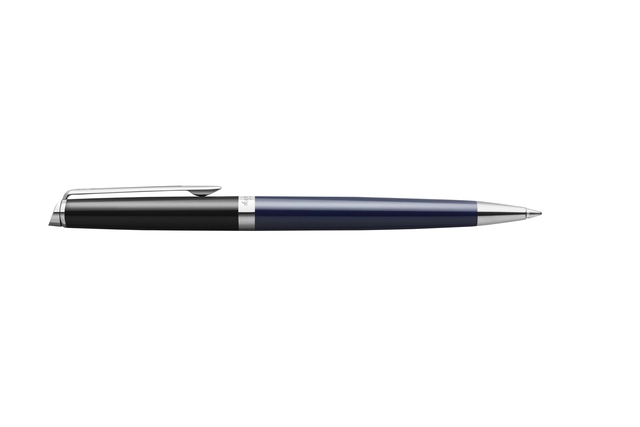 Een Balpen Waterman Hémisphère Colour Blocking black en blue CT medium koop je bij Hoekmankantoorartikelen.nl