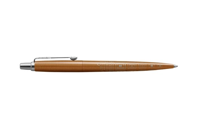 Een Balpen Parker Jotter special edition Rome bronze CT medium koop je bij VHK Kantoorartikelen