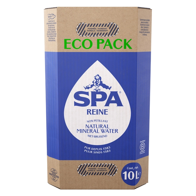 Een Water Spa Reine blauw Eco Pack 10 liter koop je bij VHK Kantoorartikelen