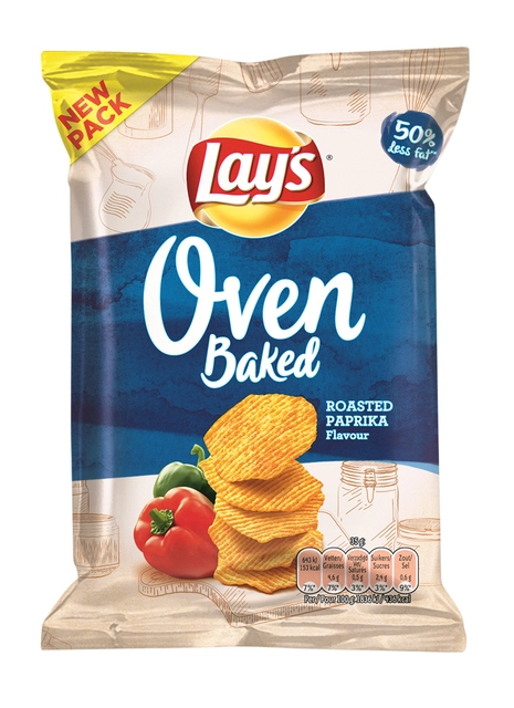 Een Chips Lay's Oven roasted paprika zakje 35gr koop je bij VHK Kantoorartikelen