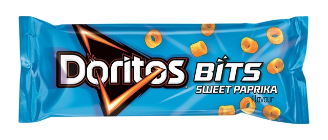 Een Chips Doritos Bits zero's sweet paprika zak 33gr koop je bij VHK Kantoorartikelen