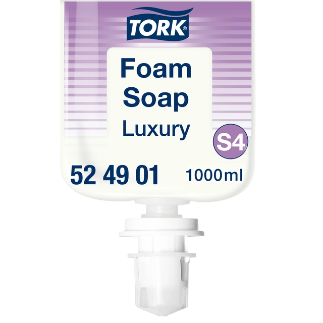 Een Handzeep Tork S4 foam luxe zacht geparfumeerd 1000ml 524901 koop je bij VHK Kantoorartikelen