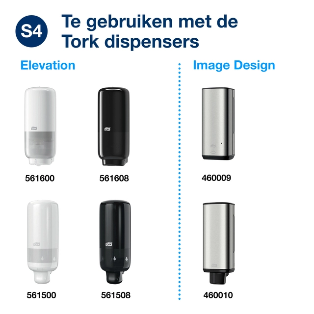 Een Handzeep Tork S4 foam luxe zacht geparfumeerd 1000ml 524901 koop je bij VHK Kantoorartikelen