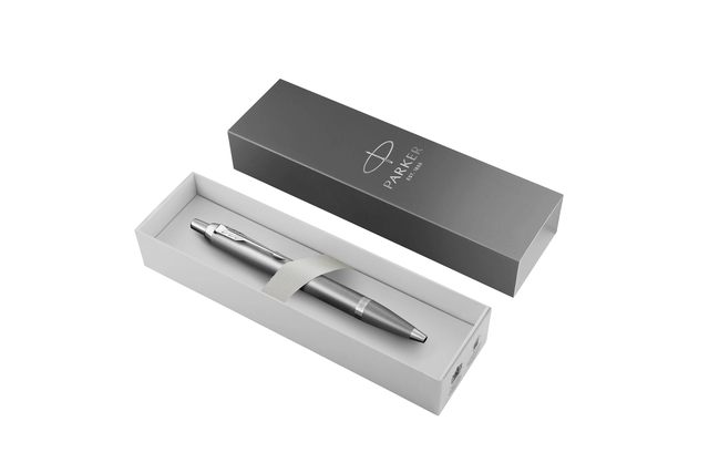 Een Balpen Parker IM Rituals grey CT medium koop je bij VHK Kantoorartikelen