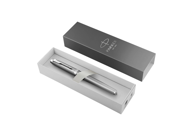 Een Vulpen Parker IM Rituals grey CT medium koop je bij VHK Kantoorartikelen