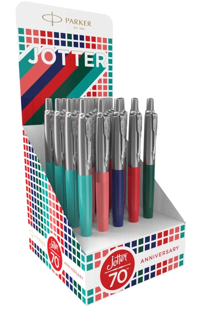 Een Balpen Parker Jotter Original 70 jaar CT medium ass koop je bij VHK Kantoorartikelen