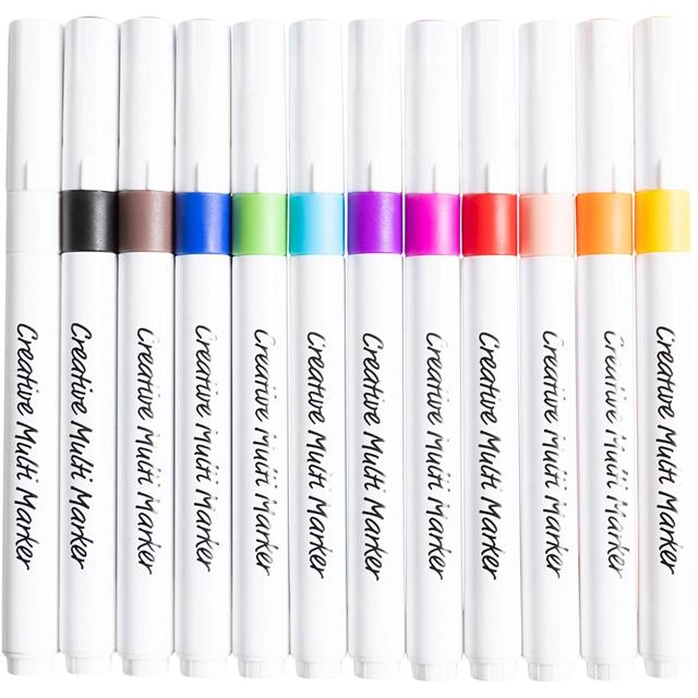 Een Multistift Creativ Company 4mm set à 12 kleuren koop je bij VHK Kantoorartikelen