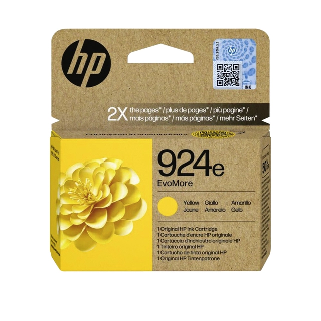 Een Inktcartridge HP 4K0U9NE 924E Evomore geel koop je bij VHK Kantoorartikelen