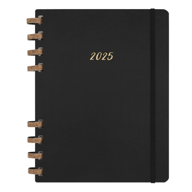 Een Life planner 2025 Moleskine 12M Spiral 7dagen/2pagina's extra large hc black koop je bij Hoekmankantoorartikelen.nl