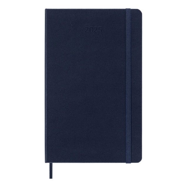 Een Agenda 2025 Moleskine 12M Planner Weekly 7dagen/1pagina large hc sapphire blue koop je bij Hoekmankantoorartikelen.nl