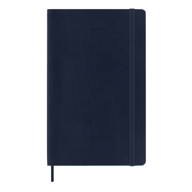 Een Agenda 2025 Moleskine 12M Planner Weekly 7dagen/1pagina large sc sapphire blue koop je bij Hoekmankantoorartikelen.nl