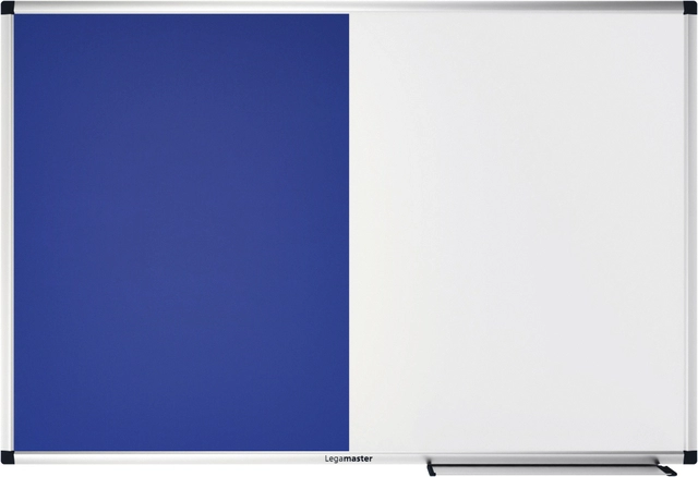 Een Combibord Legamaster UNITE blauw vilt-whiteboard 60x90cm koop je bij Hoekmankantoorartikelen.nl