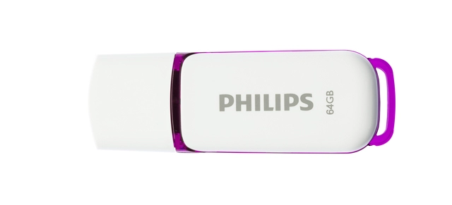 Een USB-stick Philips Flash Drive Snow 64GB USB 2.0 koop je bij Hoekmankantoorartikelen.nl