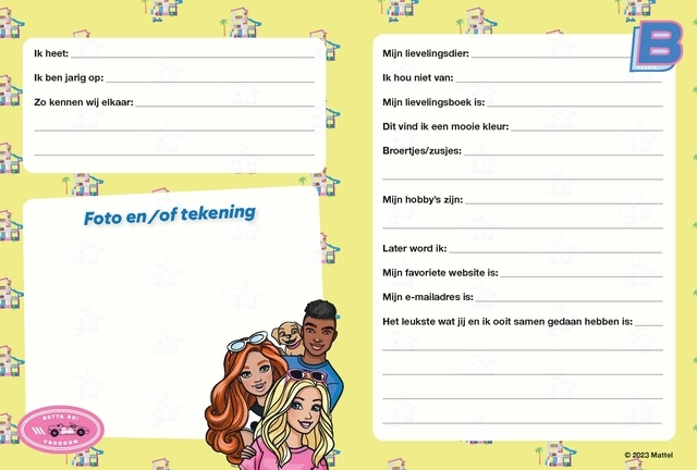 Een Vriendenboek Interstat Barbie koop je bij VHK Kantoorartikelen